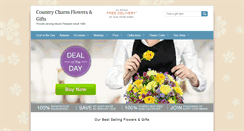 Desktop Screenshot of countrycharmflowersandgifts.com